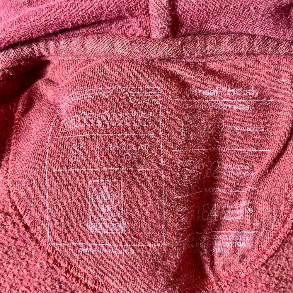 Patagonia Brick Red Hoodie with Logo - Picture 9 of 9